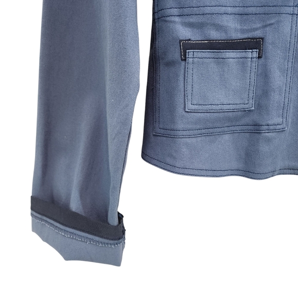 Neesh by DAR Vintage Women's Cotton Stretch Single Button Blazer Jacket - M - Picture 3 of 6